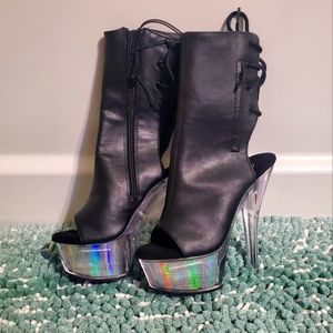 Pleaser Light Up Stilettos Size 5